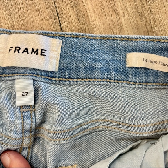 Frame Denim Light Blue Flare Jeans - Picture 4 of 4